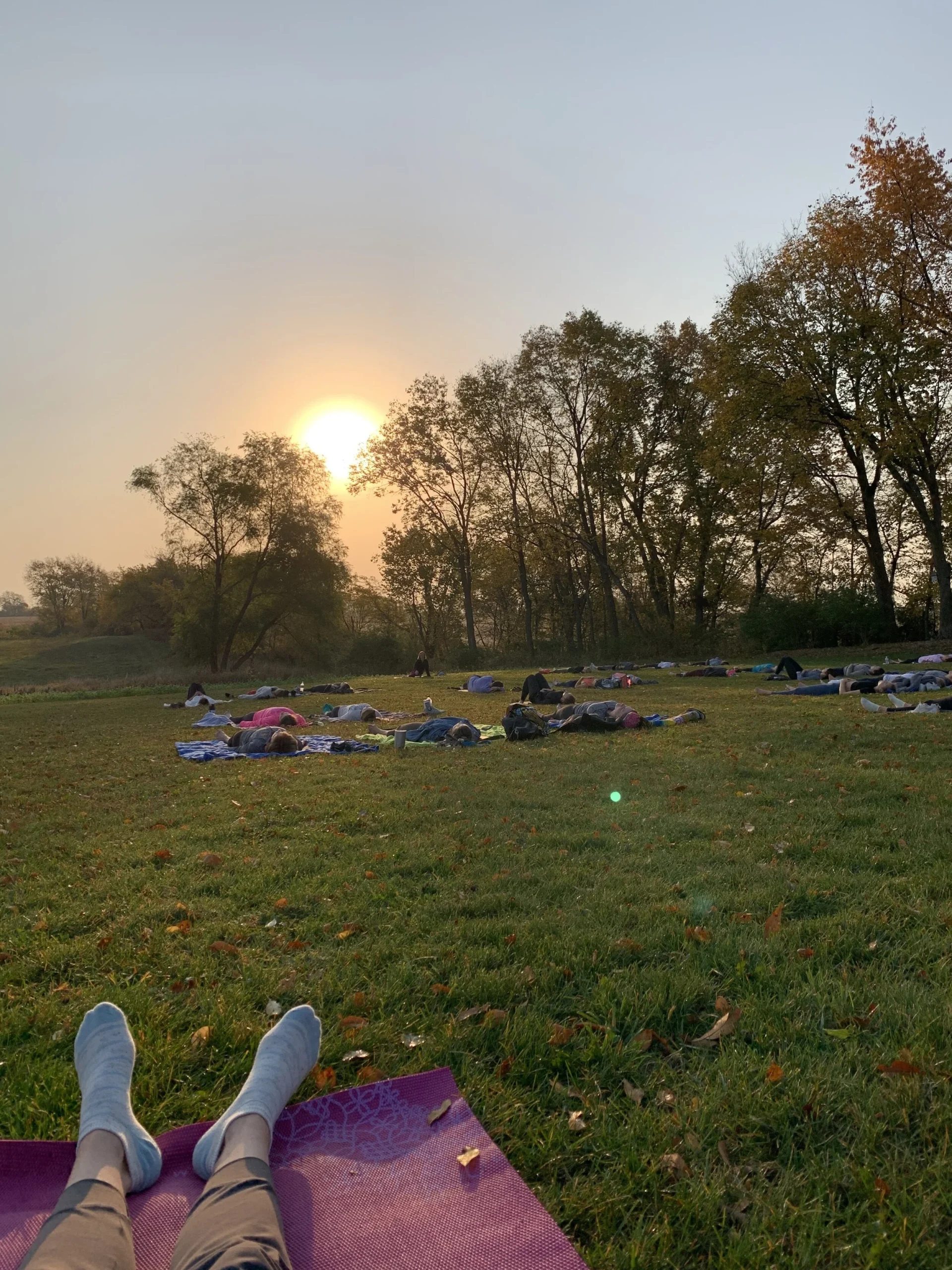  outdoor Yoga opportunities through PowerLife were so wonderful while the weather was good! 
