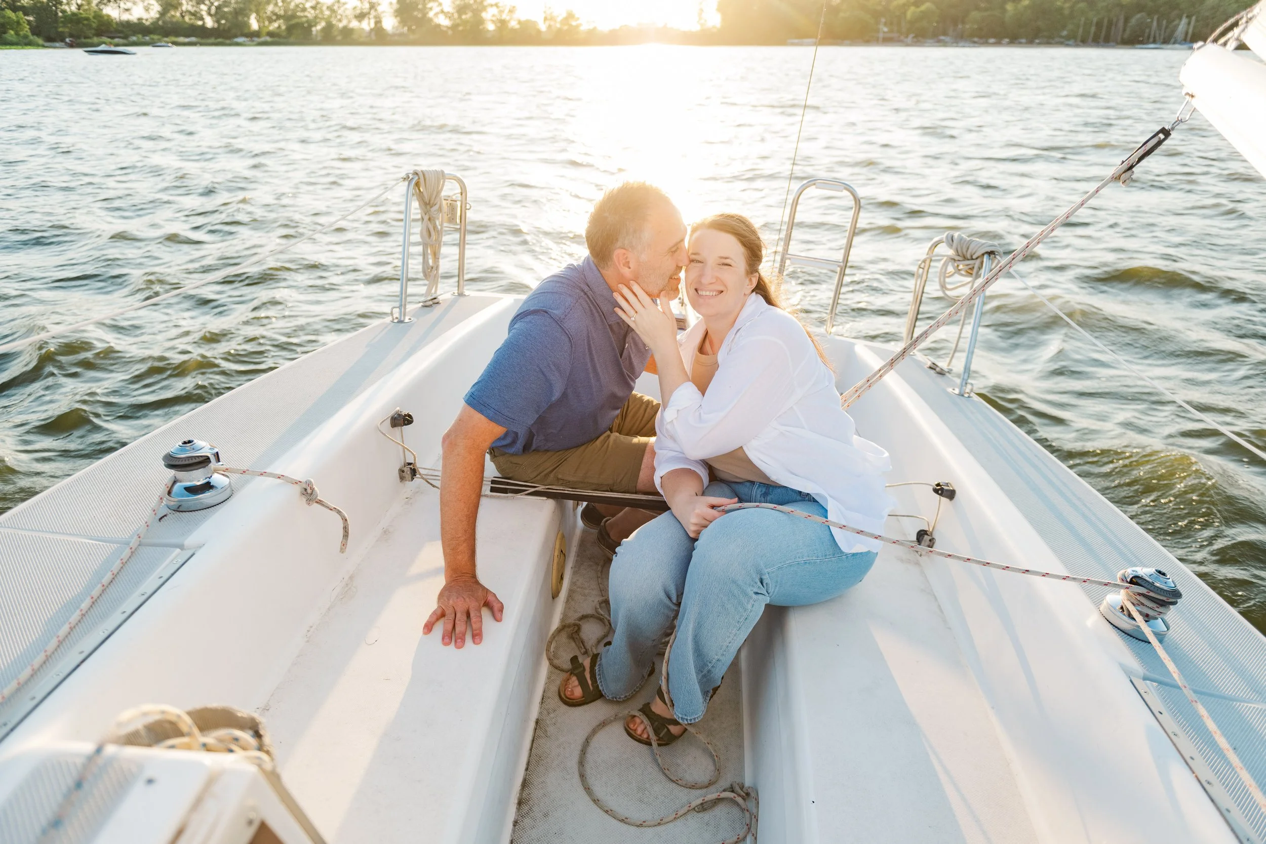 Ricki + Bill : A Lake Manawa Engagement Session